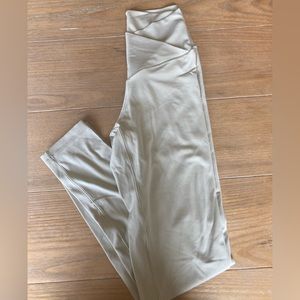 Beige Aerie Crossover Leggings